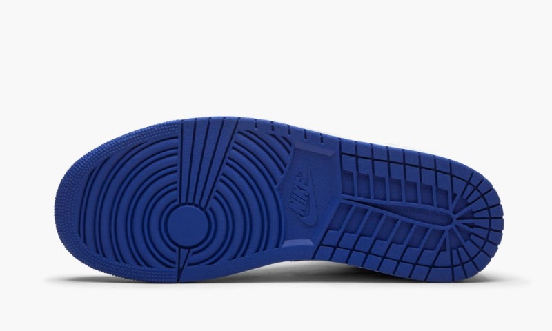 Nike Air Jordan 1 Mid SE 'Game Royal Black Neus' Schoenen Heren Wit Koningsblauw Zwart Nederland | 458769-BTA