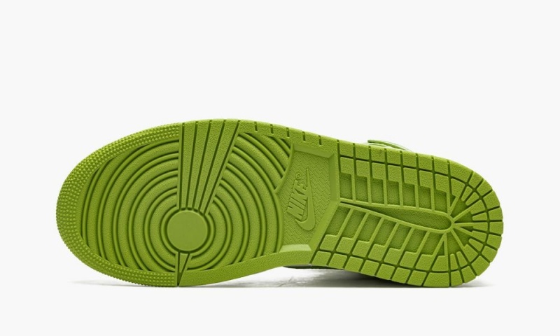 Nike Air Jordan 1 Mid SE 'Green Python' Schoenen Dames Wit Groen Wit Nederland | 205634-YHV