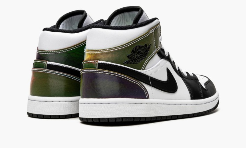 Nike Air Jordan 1 Mid SE 'Heat Reactive' Schoenen Heren Wit Zwart Nederland | 238570-ANF