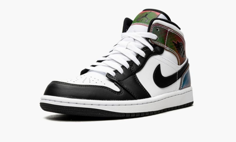 Nike Air Jordan 1 Mid SE 'Heat Reactive' Schoenen Heren Wit Zwart Nederland | 238570-ANF