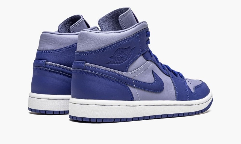 Nike Air Jordan 1 Mid SE 'Iron Purple' Schoenen Dames Paars Diepkoningsblauw Blauw Nederland | 925348-KBC