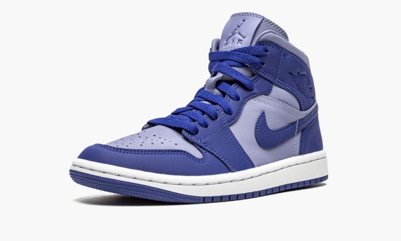 Nike Air Jordan 1 Mid SE 'Iron Purple' Schoenen Dames Paars Diepkoningsblauw Blauw Nederland | 925348-KBC
