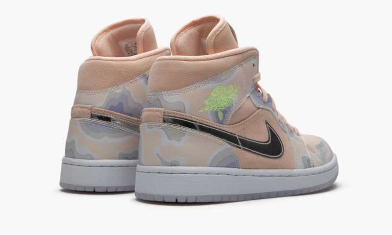 Nike Air Jordan 1 Mid SE 'P(Her)spective' Schoenen Dames Koraal Nederland | 157846-KZA