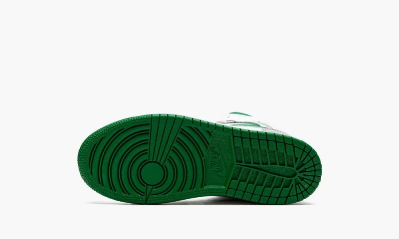 Nike Air Jordan 1 Mid SE PS 'Grey / Green' Schoenen Kinderen Wit Diepgroen Nederland | 439176-GDJ