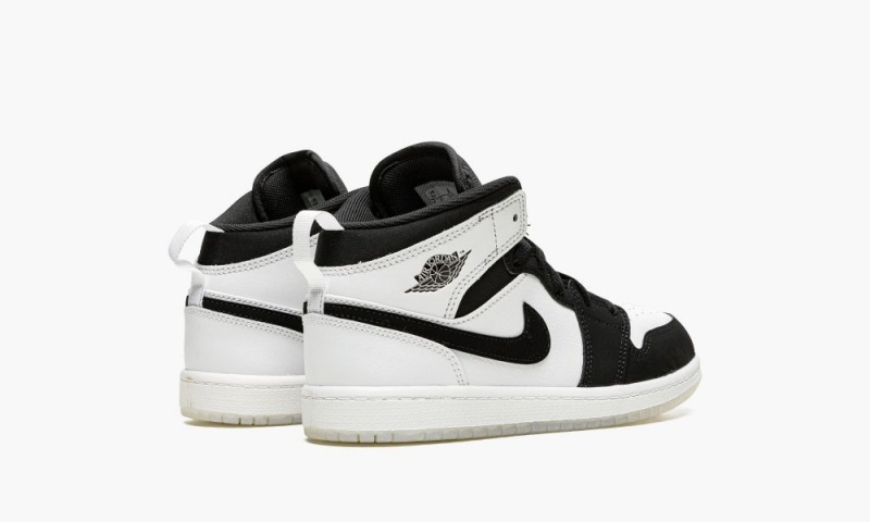 Nike Air Jordan 1 Mid SE (PS) Schoenen Kinderen Wit Zwart Nederland | 532478-WJH