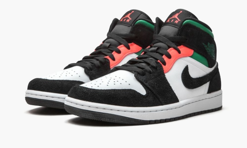 Nike Air Jordan 1 Mid SE 'South Beach' Schoenen Heren Wit Zwart Nederland | 729810-JSW