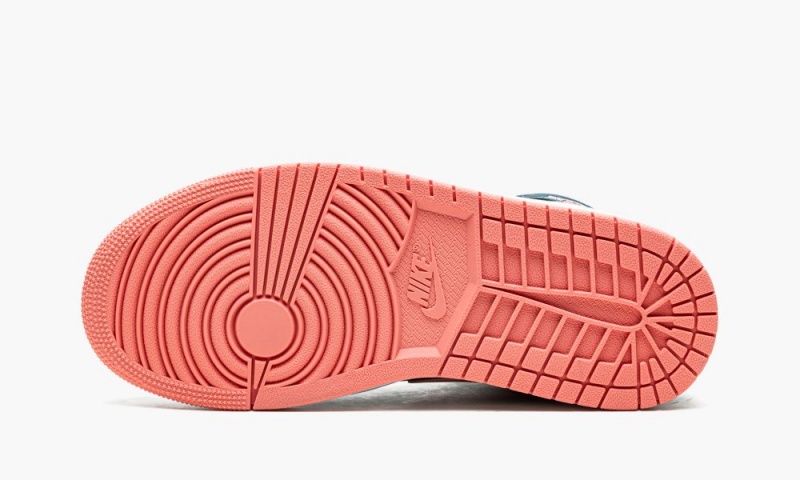 Nike Air Jordan 1 Mid Schoenen Dames Donkerturquoise Groen Nederland | 321490-SOQ