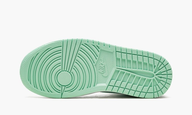 Nike Air Jordan 1 Mid Schoenen Dames Turquoise Mintgroen Wit Nederland | 258964-PRN
