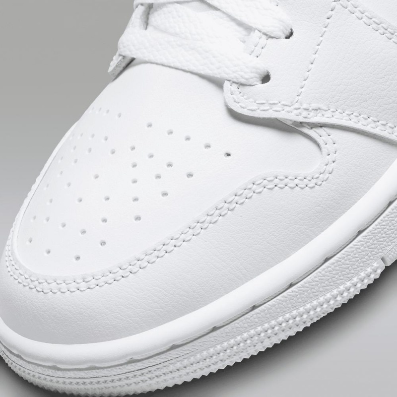 Nike Air Jordan 1 Mid Schoenen Dames Wit Nederland | 635894-XZD