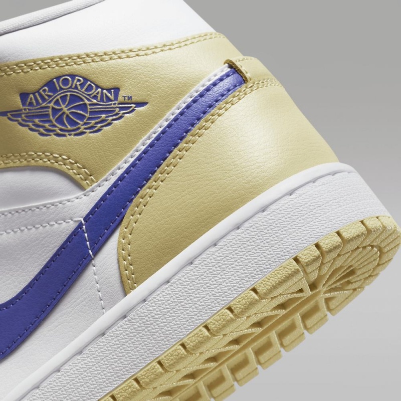 Nike Air Jordan 1 Mid Schoenen Heren Koraal Wit Bordeaux Nederland | 415827-LPD