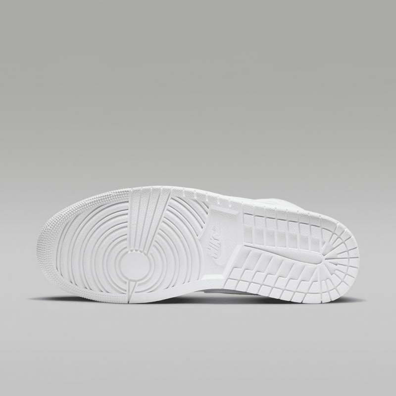 Nike Air Jordan 1 Mid Schoenen Heren Wit Nederland | 297501-NQC