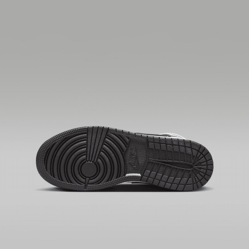Nike Air Jordan 1 Mid Schoenen Kinderen Wit Zwart Nederland | 947581-HVI