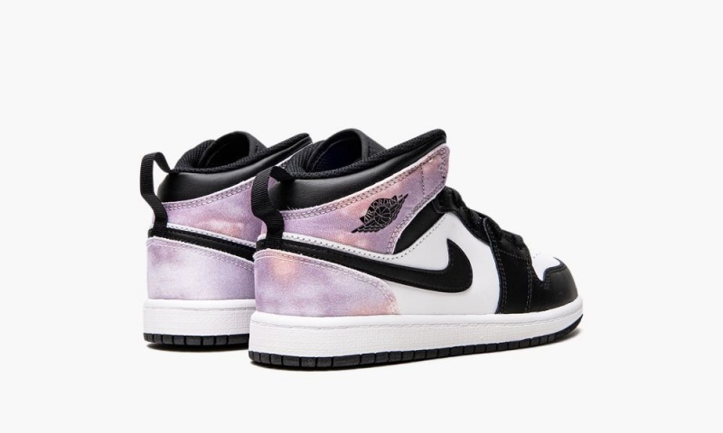 Nike Air Jordan 1 Mid Se PS Schoenen Kinderen Zwart Koraal Wit Nederland | 245067-OKP