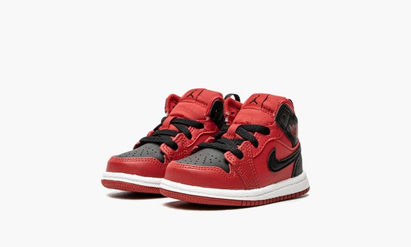 Nike Air Jordan 1 Mid (TD) 'Gym Red' Schoenen Kinderen Rood Zwart Wit Nederland | 650179-ZTX