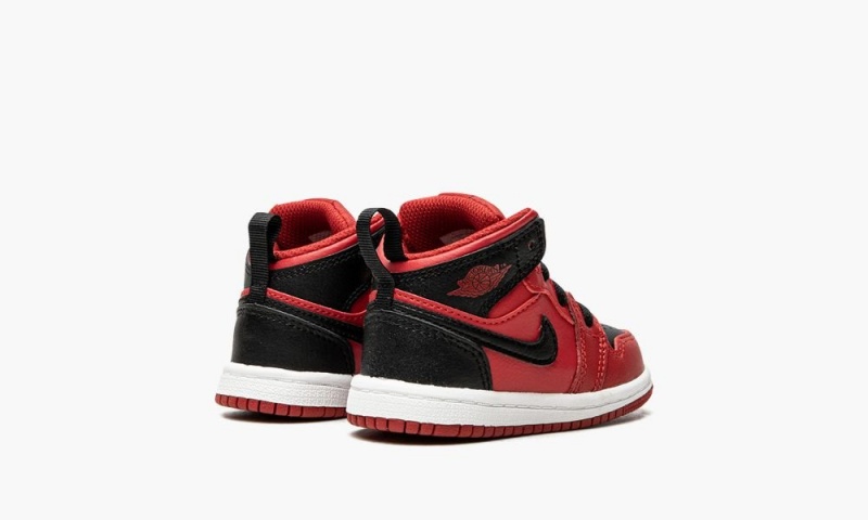 Nike Air Jordan 1 Mid (TD) 'Gym Red' Schoenen Kinderen Rood Zwart Wit Nederland | 650179-ZTX