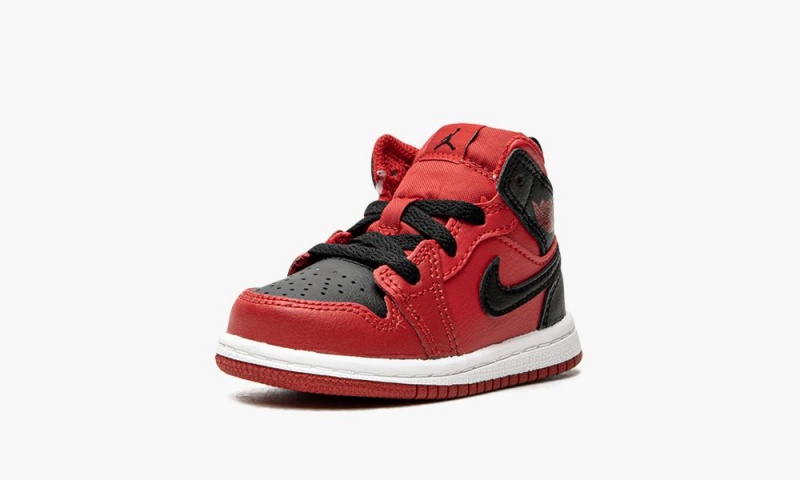 Nike Air Jordan 1 Mid (TD) 'Gym Red' Schoenen Kinderen Rood Zwart Wit Nederland | 650179-ZTX