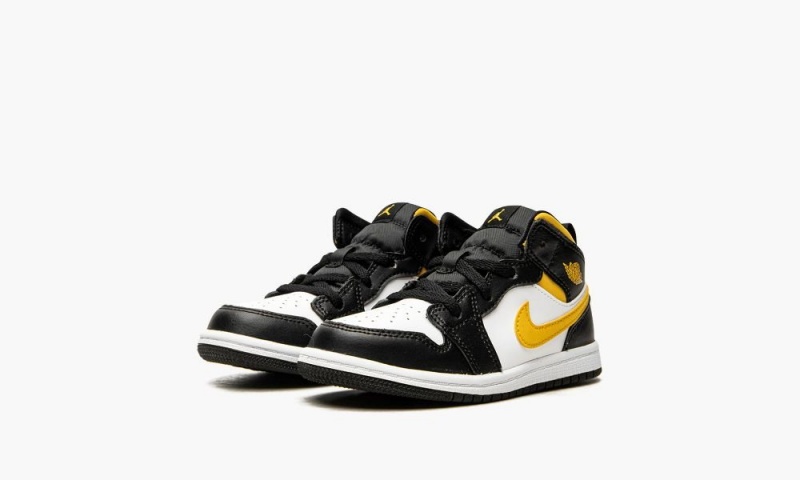 Nike Air Jordan 1 Mid (TD) 'Pollen' Schoenen Kinderen Wit Zwart Nederland | 685197-JCO