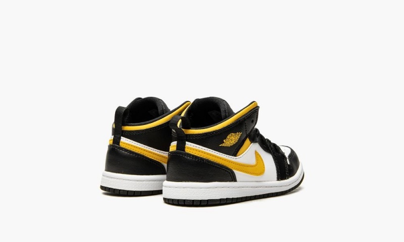 Nike Air Jordan 1 Mid (TD) 'Pollen' Schoenen Kinderen Wit Zwart Nederland | 685197-JCO