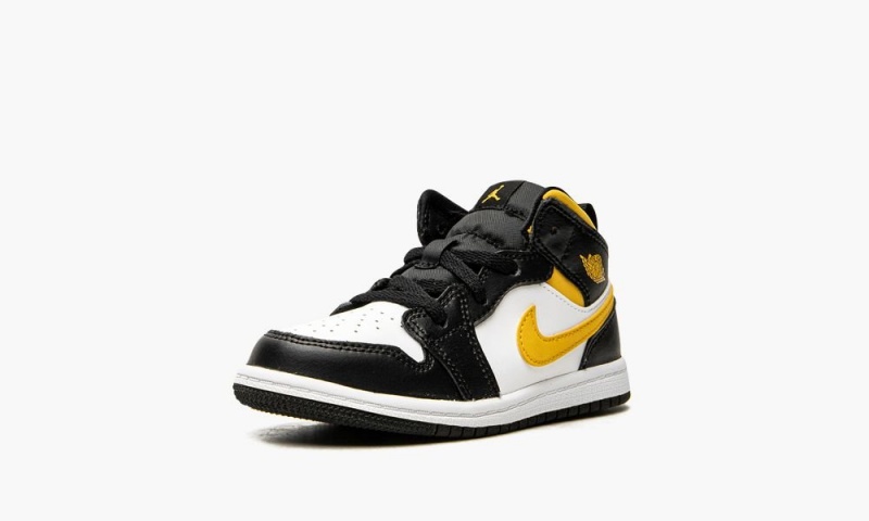 Nike Air Jordan 1 Mid (TD) 'Pollen' Schoenen Kinderen Wit Zwart Nederland | 685197-JCO