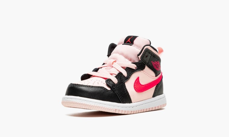 Nike Air Jordan 1 Mid (TD) Schoenen Kinderen Zwart Nederland | 647518-MCA