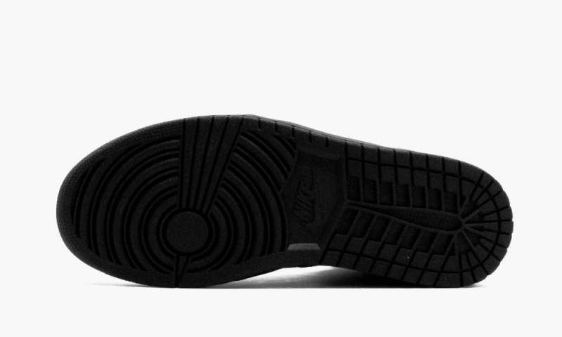 Nike Air Jordan 1 Mid 'Triple Black' Schoenen Heren Zwart Nederland | 963278-AGY