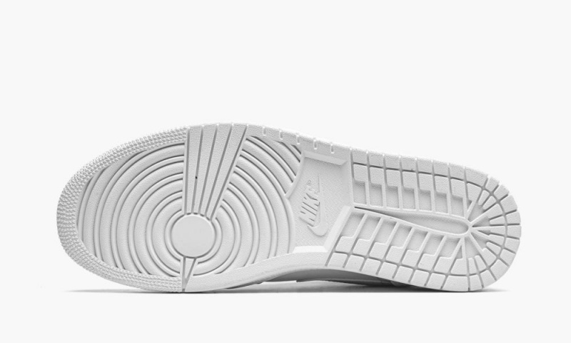 Nike Air Jordan 1 Mid 'Triple White' Schoenen Heren Wit Nederland | 135078-KYQ