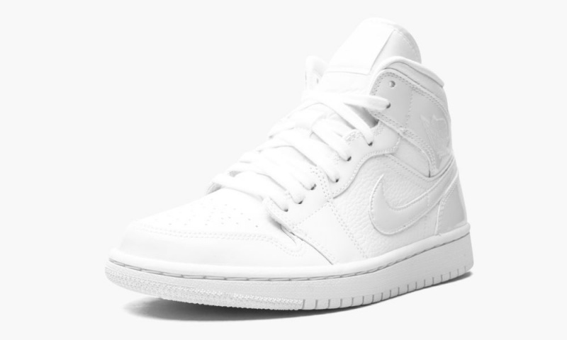 Nike Air Jordan 1 Mid 'Triple White' Schoenen Dames Wit Nederland | 876250-FMY