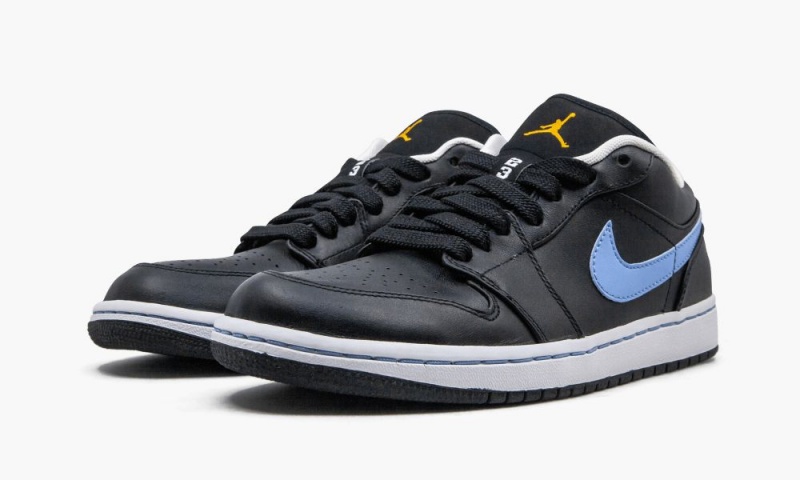Nike Air Jordan 1 Phat Low Schoenen Heren Zwart Blauw Wit Nederland | 346781-ZOQ