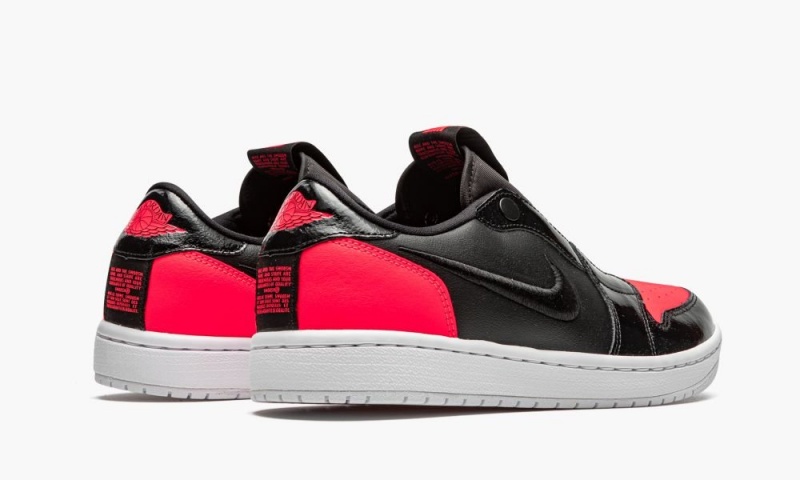 Nike Air Jordan 1 RET LOW SLIP Schoenen Dames Lichtrood Zwart Wit Nederland | 846759-HJT