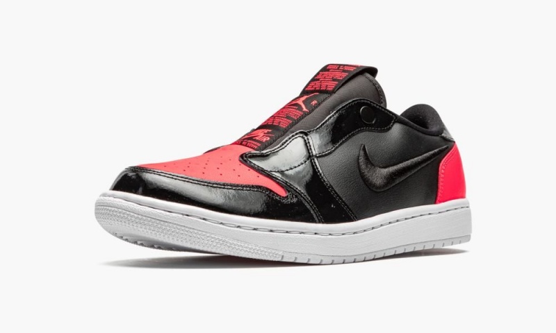 Nike Air Jordan 1 RET LOW SLIP Schoenen Dames Lichtrood Zwart Wit Nederland | 846759-HJT