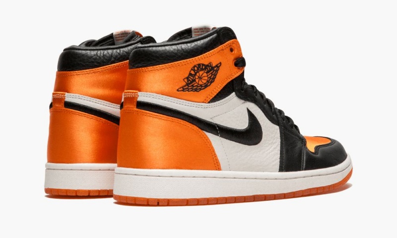 Nike Air Jordan 1 RE HI OG SL 'Satin Shattered Backboard' Schoenen Dames Zwart Oranje Nederland | 753426-ZMK