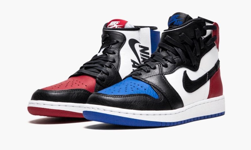 Nike Air Jordan 1 Rebel XX OG 'Top 3' Schoenen Dames Zwart Zwart Koningsblauw Nederland | 763490-EPK