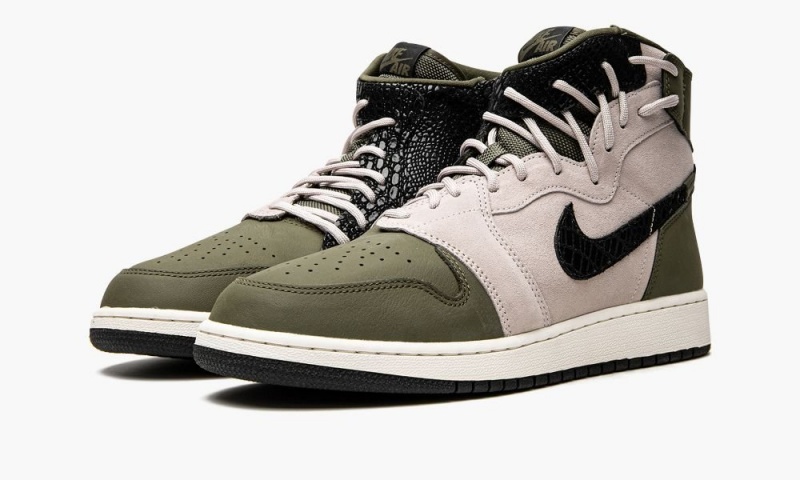 Nike Air Jordan 1 Rebel XX 'Olive Canvas' Schoenen Dames Olijfgroen Nederland | 307865-POY