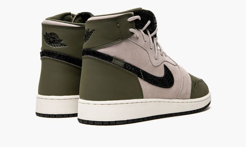 Nike Air Jordan 1 Rebel XX 'Olive Canvas' Schoenen Dames Olijfgroen Nederland | 307865-POY