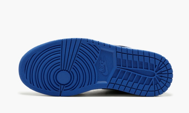 Nike Air Jordan 1 Ret Hi Flyknit BG Schoenen Kinderen Zwart Koningsblauw Wit Nederland | 792610-OMB