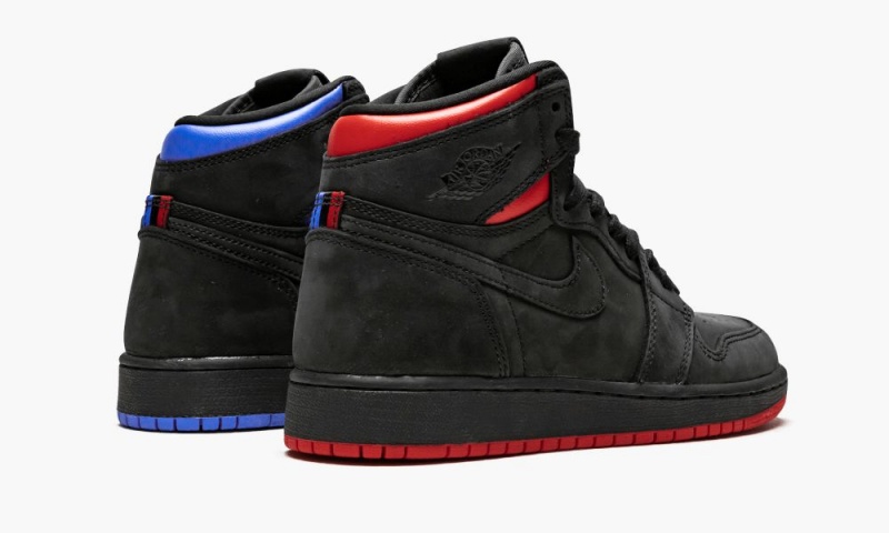 Nike Air Jordan 1 Ret Hi OG Q54 BG 'Quai 54' Schoenen Kinderen Zwart Blauw Nederland | 398642-EKQ