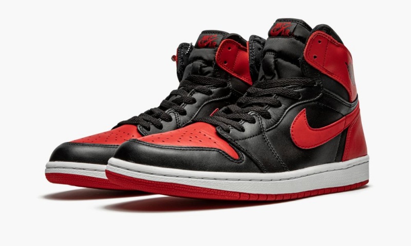 Nike Air Jordan 1 Retro 'BRED 01'' Schoenen Heren Zwart Rood Nederland | 203856-KRX