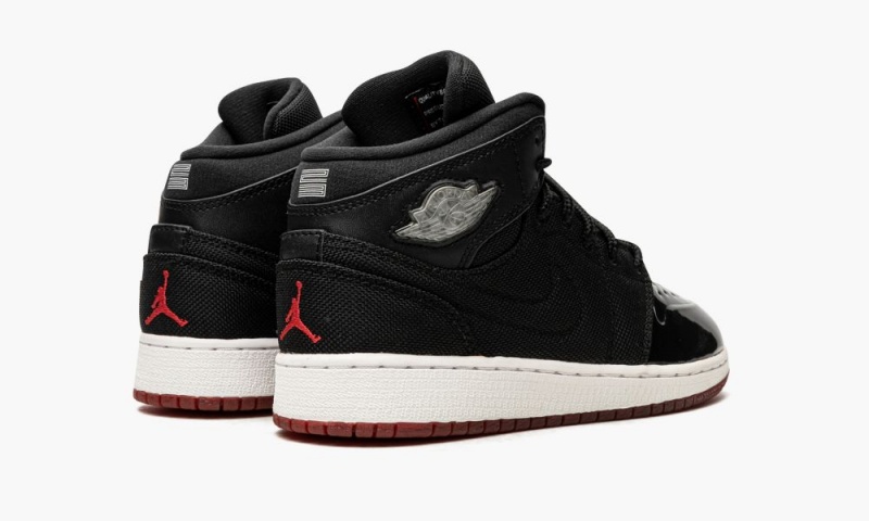 Nike Air Jordan 1 Retro GS 'Bred 11' Schoenen Kinderen Zwart Rood Wit Nederland | 967143-DEA