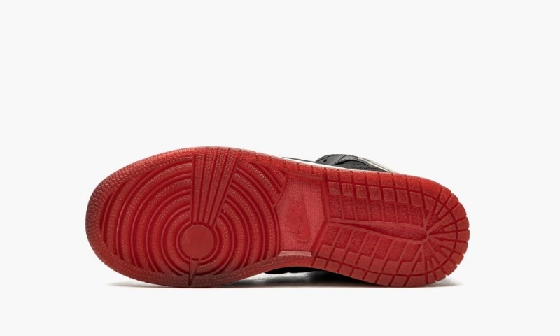 Nike Air Jordan 1 Retro GS 'Bred 11' Schoenen Kinderen Zwart Rood Wit Nederland | 967143-DEA