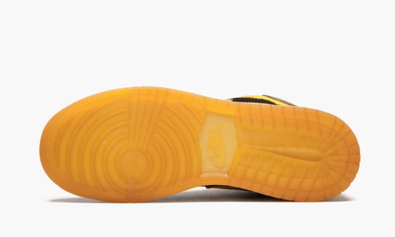 Nike Air Jordan 1 Retro GS 'New Love 2007' Schoenen Kinderen Zwart Wit Geel Nederland | 386125-YQL