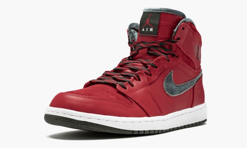 Nike Air Jordan 1 Retro Hi Premier 'Red Gucci' Schoenen Heren Rood Wit Nederland | 789163-YZN