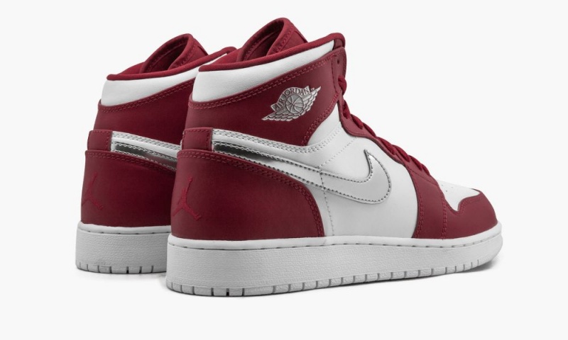 Nike Air Jordan 1 Retro High BG 'Silver Medal' Schoenen Kinderen Rood Metal Wit Nederland | 729156-IQT