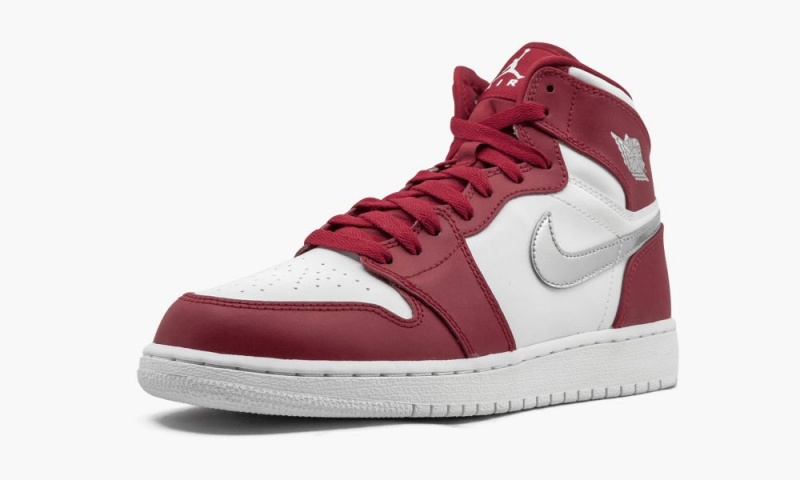 Nike Air Jordan 1 Retro High BG 'Silver Medal' Schoenen Kinderen Rood Metal Wit Nederland | 729156-IQT
