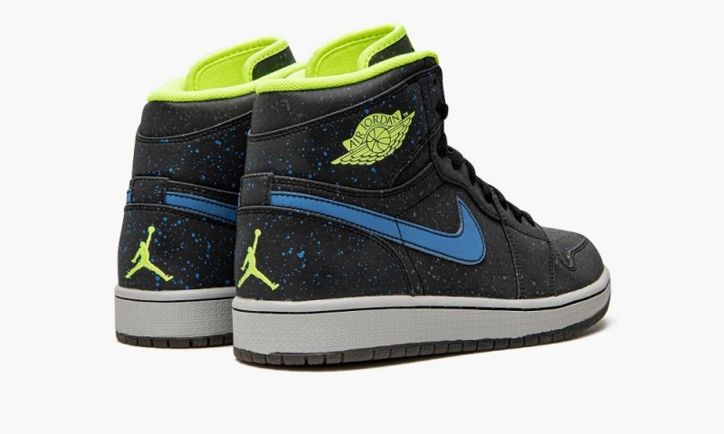 Nike Air Jordan 1 Retro High BHM 'Black History Month' Schoenen Heren Zwart Blauw Wit Nederland | 689257-ARO