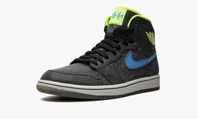 Nike Air Jordan 1 Retro High BHM 'Black History Month' Schoenen Heren Zwart Blauw Wit Nederland | 689257-ARO