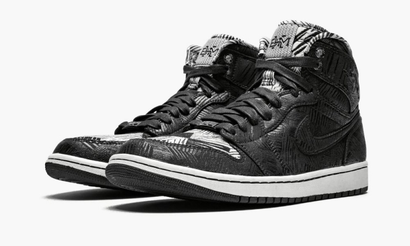 Nike Air Jordan 1 Retro High 'Black History Month' Schoenen Heren Zwart Wit Nederland | 608943-LXK