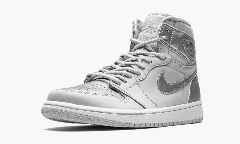 Nike Air Jordan 1 Retro High CO.JP 'Metallic Silver' Schoenen Heren Grijs Wit Metal Nederland | 314875-FTU
