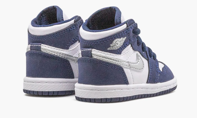 Nike Air Jordan 1 Retro High CO.JP 'Midnight Navy' Schoenen Kinderen Wit Metal Zilver Nederland | 286145-FDK