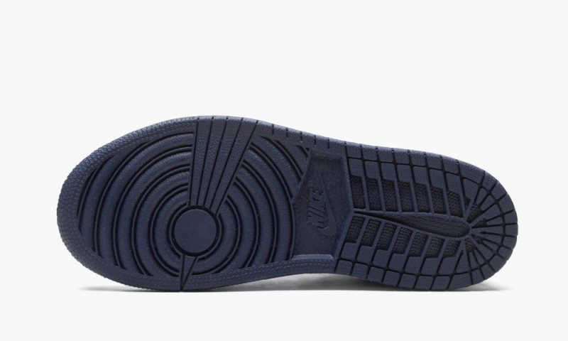 Nike Air Jordan 1 Retro High Co.Jp PS 'Midnight Navy' Schoenen Kinderen Wit Metal Zilver Nederland | 210458-QXB