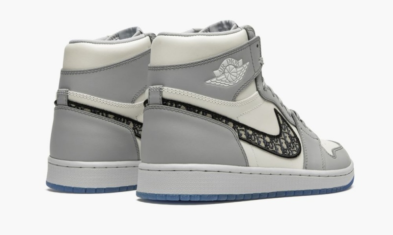 Nike Air Jordan 1 Retro High 'Dior' Schoenen Heren Wit Grijs Nederland | 267198-TYG
